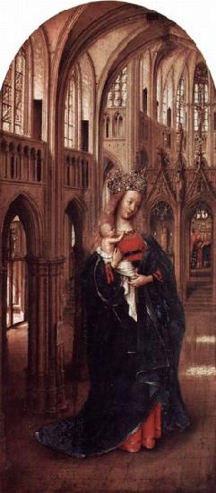 Jan Van Eyck Die Muttergottes in der Kirche Sweden oil painting art